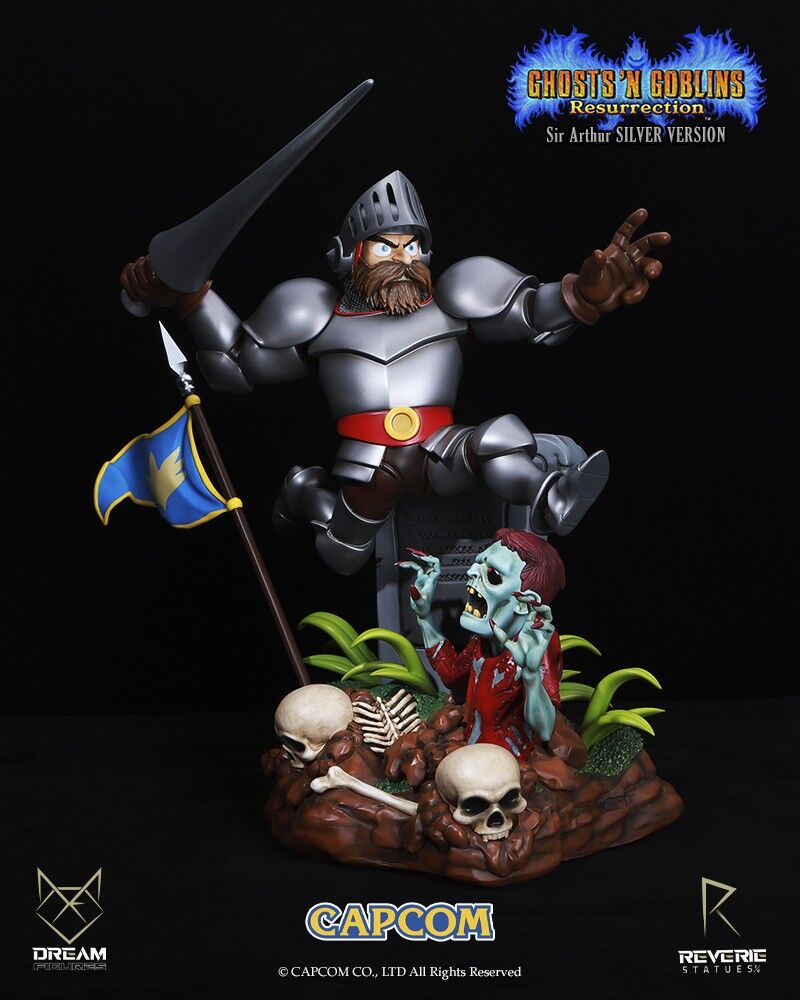 Kaettekita Makaimura - Arthur - Reverie Statue - 1/6 - Silver Version (Dream Figures) photo 8