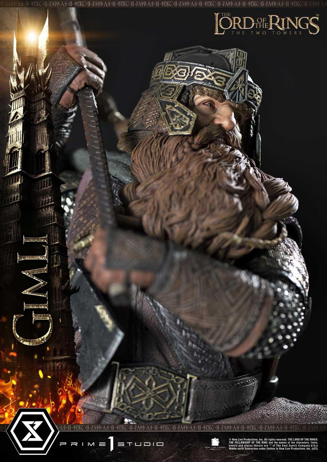 Lord of the Rings: The Two Towers - Gimli - Uruk-hai - Premium Masterline  (PMLOTR-09S) - 1/4 - Bonus Version (Prime 1 Studio) photo 13