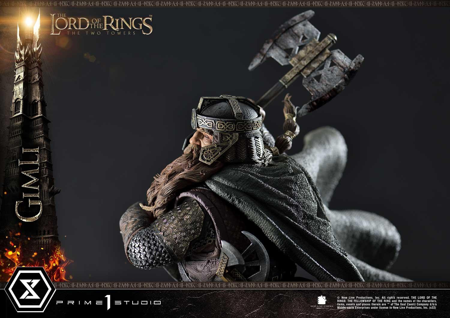 Lord of the Rings: The Two Towers - Gimli - Uruk-hai - Premium Masterline  (PMLOTR-09S) - 1/4 - Bonus Version (Prime 1 Studio) photo 16