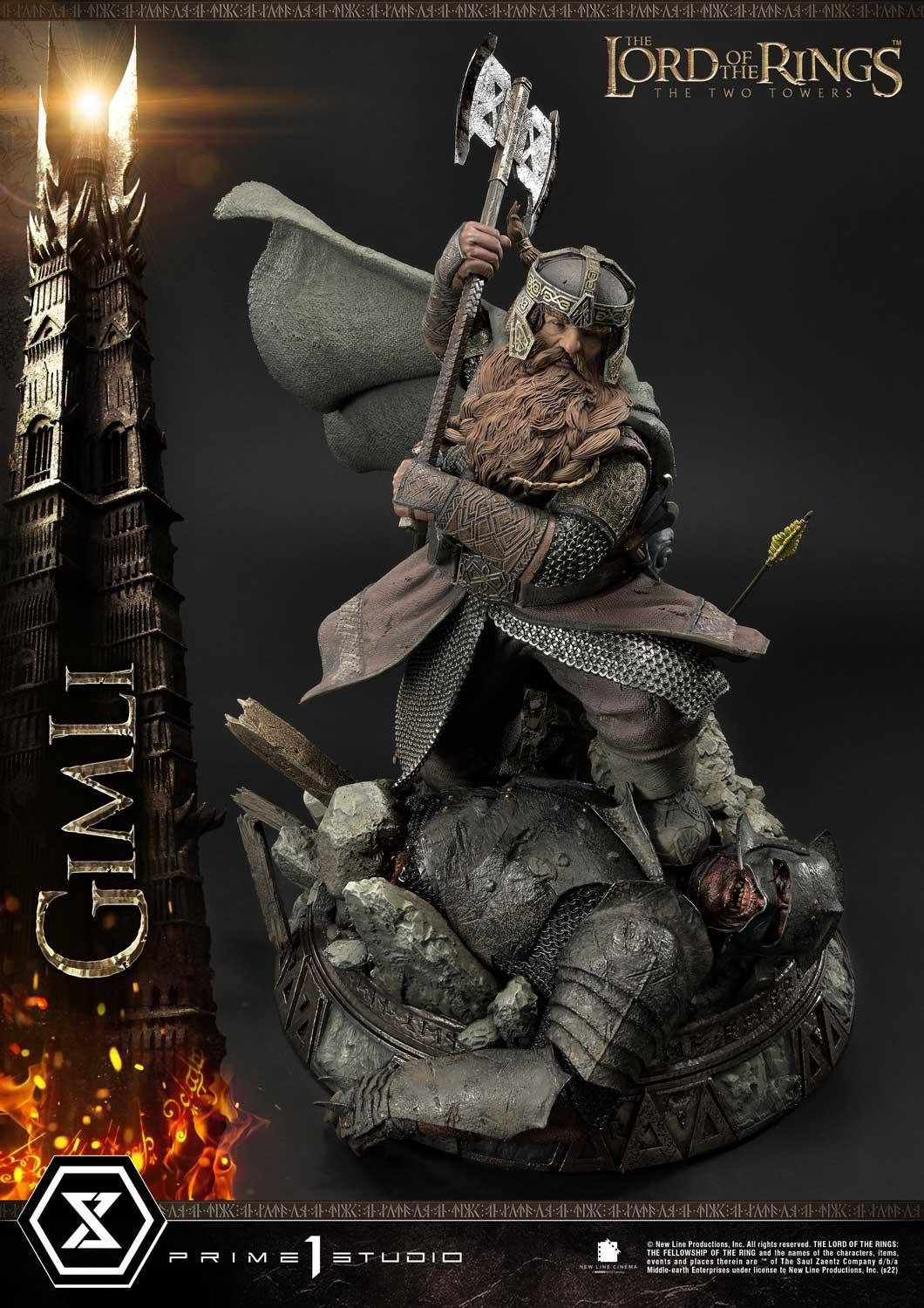 Lord of the Rings: The Two Towers - Gimli - Uruk-hai - Premium Masterline  (PMLOTR-09S) - 1/4 - Bonus Version (Prime 1 Studio) photo 18