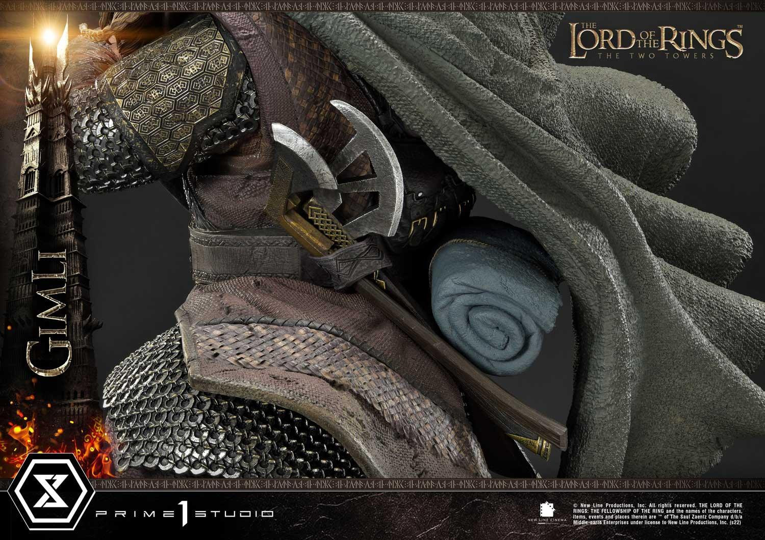 Lord of the Rings: The Two Towers - Gimli - Uruk-hai - Premium Masterline  (PMLOTR-09S) - 1/4 - Bonus Version (Prime 1 Studio) photo 25