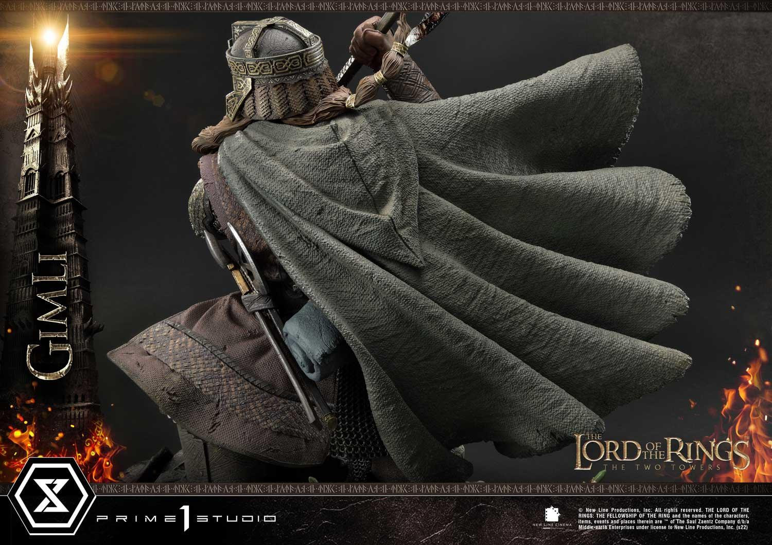 Lord of the Rings: The Two Towers - Gimli - Uruk-hai - Premium Masterline  (PMLOTR-09S) - 1/4 - Bonus Version (Prime 1 Studio) photo 27