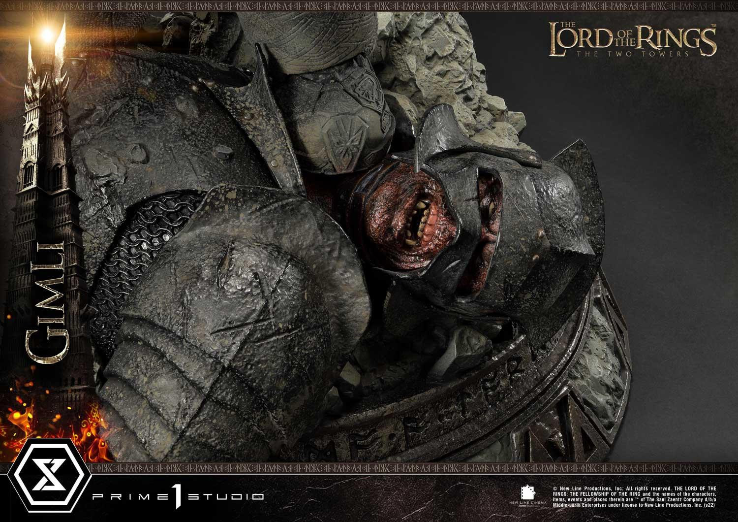 Lord of the Rings: The Two Towers - Gimli - Uruk-hai - Premium Masterline  (PMLOTR-09S) - 1/4 - Bonus Version (Prime 1 Studio) photo 29