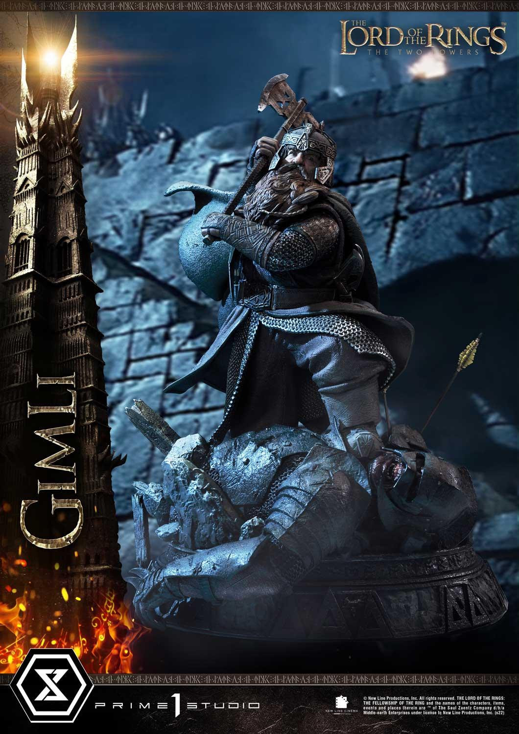 Lord of the Rings: The Two Towers - Gimli - Uruk-hai - Premium Masterline  (PMLOTR-09S) - 1/4 - Bonus Version (Prime 1 Studio) photo 32