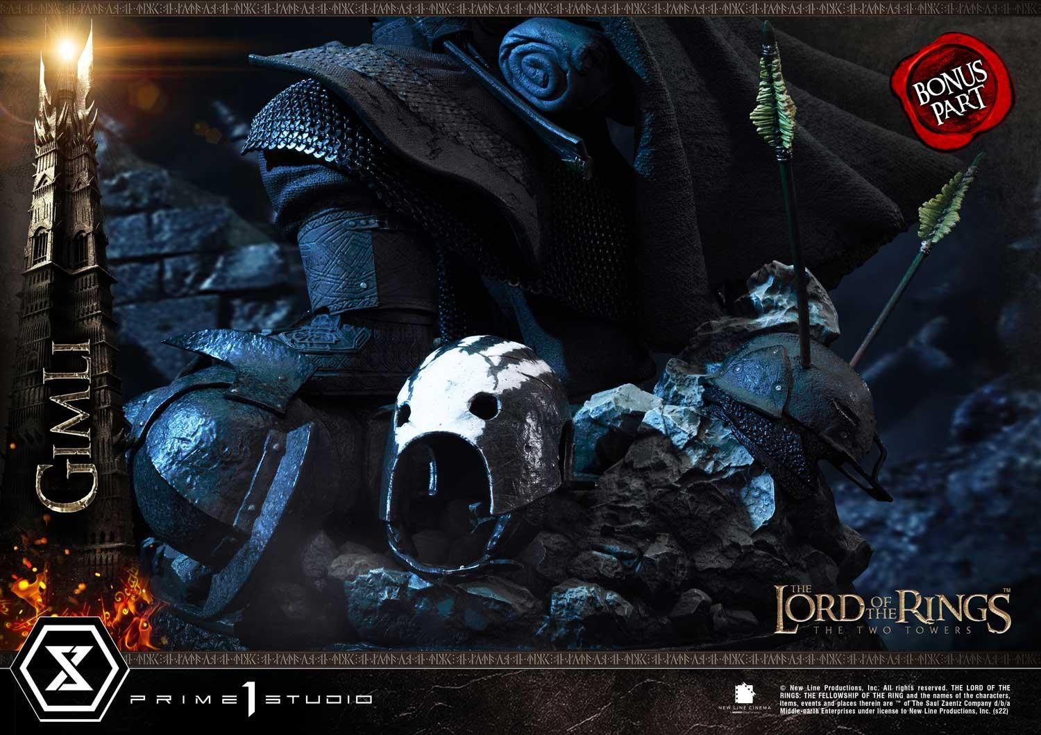 Lord of the Rings: The Two Towers - Gimli - Uruk-hai - Premium Masterline  (PMLOTR-09S) - 1/4 - Bonus Version (Prime 1 Studio) photo 34