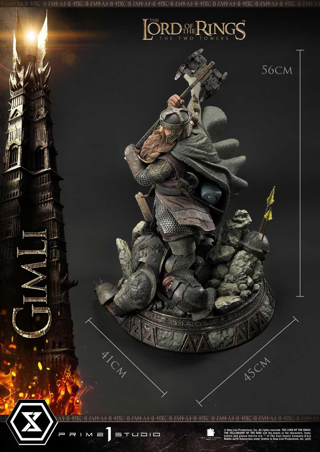 Lord of the Rings: The Two Towers - Gimli - Uruk-hai - Premium Masterline  (PMLOTR-09S) - 1/4 - Bonus Version (Prime 1 Studio) photo 37