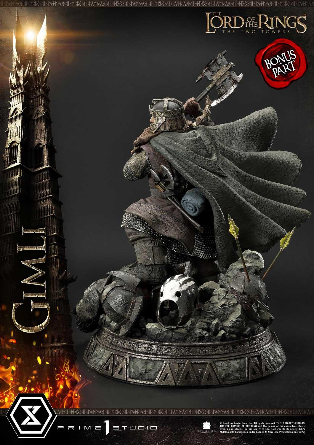 Lord of the Rings: The Two Towers - Gimli - Uruk-hai - Premium Masterline  (PMLOTR-09S) - 1/4 - Bonus Version (Prime 1 Studio) photo 43
