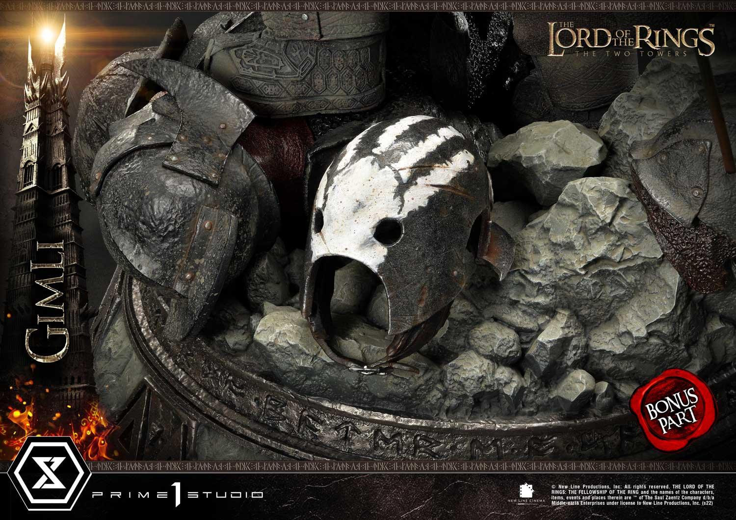 Lord of the Rings: The Two Towers - Gimli - Uruk-hai - Premium Masterline  (PMLOTR-09S) - 1/4 - Bonus Version (Prime 1 Studio) photo 44