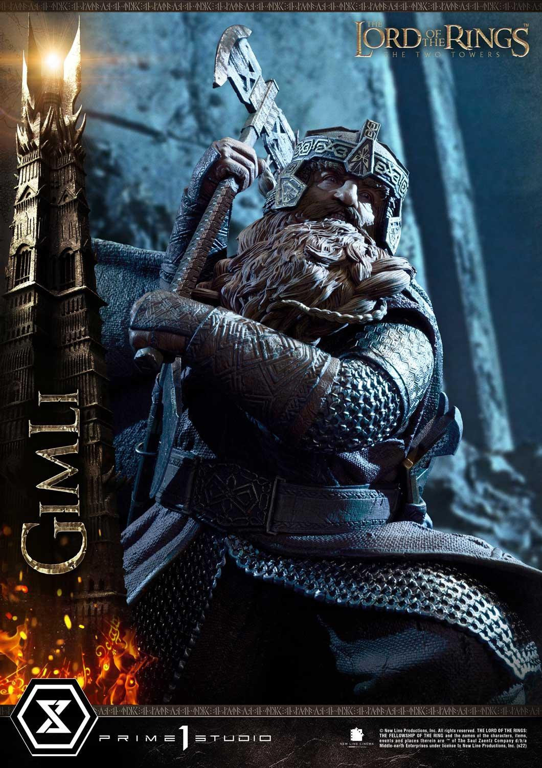 Lord of the Rings: The Two Towers - Gimli - Uruk-hai - Premium Masterline  (PMLOTR-09S) - 1/4 - Bonus Version (Prime 1 Studio) photo 50