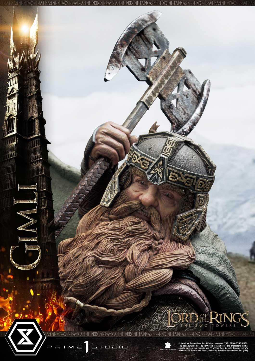 Lord of the Rings: The Two Towers - Gimli - Uruk-hai - Premium Masterline  (PMLOTR-09S) - 1/4 - Bonus Version (Prime 1 Studio) photo 52
