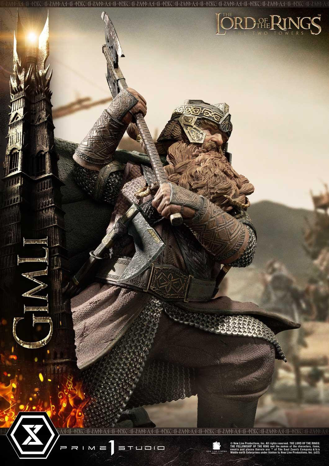 Lord of the Rings: The Two Towers - Gimli - Uruk-hai - Premium Masterline  (PMLOTR-09S) - 1/4 - Bonus Version (Prime 1 Studio) photo 53