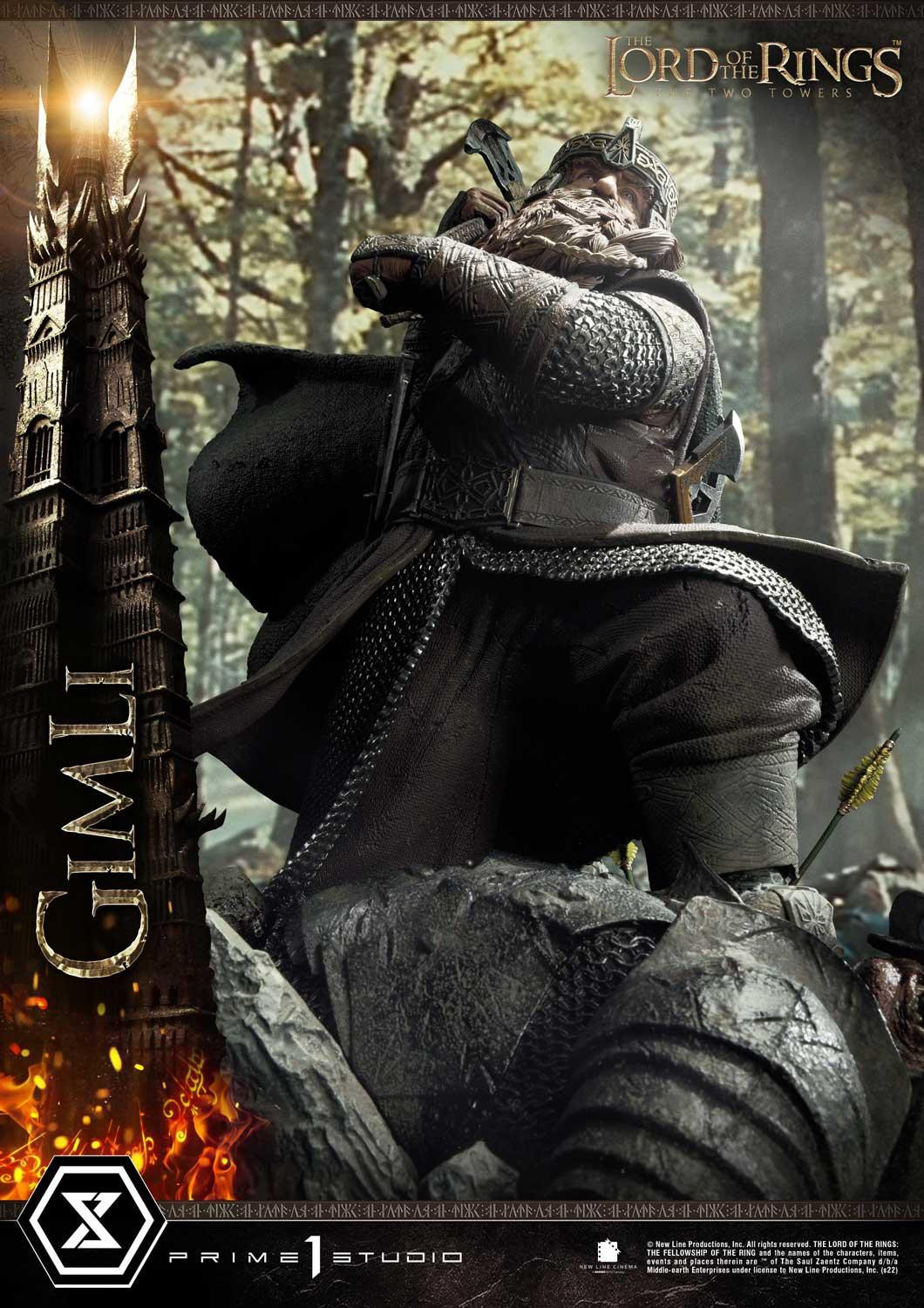 Lord of the Rings: The Two Towers - Gimli - Uruk-hai - Premium Masterline  (PMLOTR-09S) - 1/4 - Bonus Version (Prime 1 Studio) photo 54