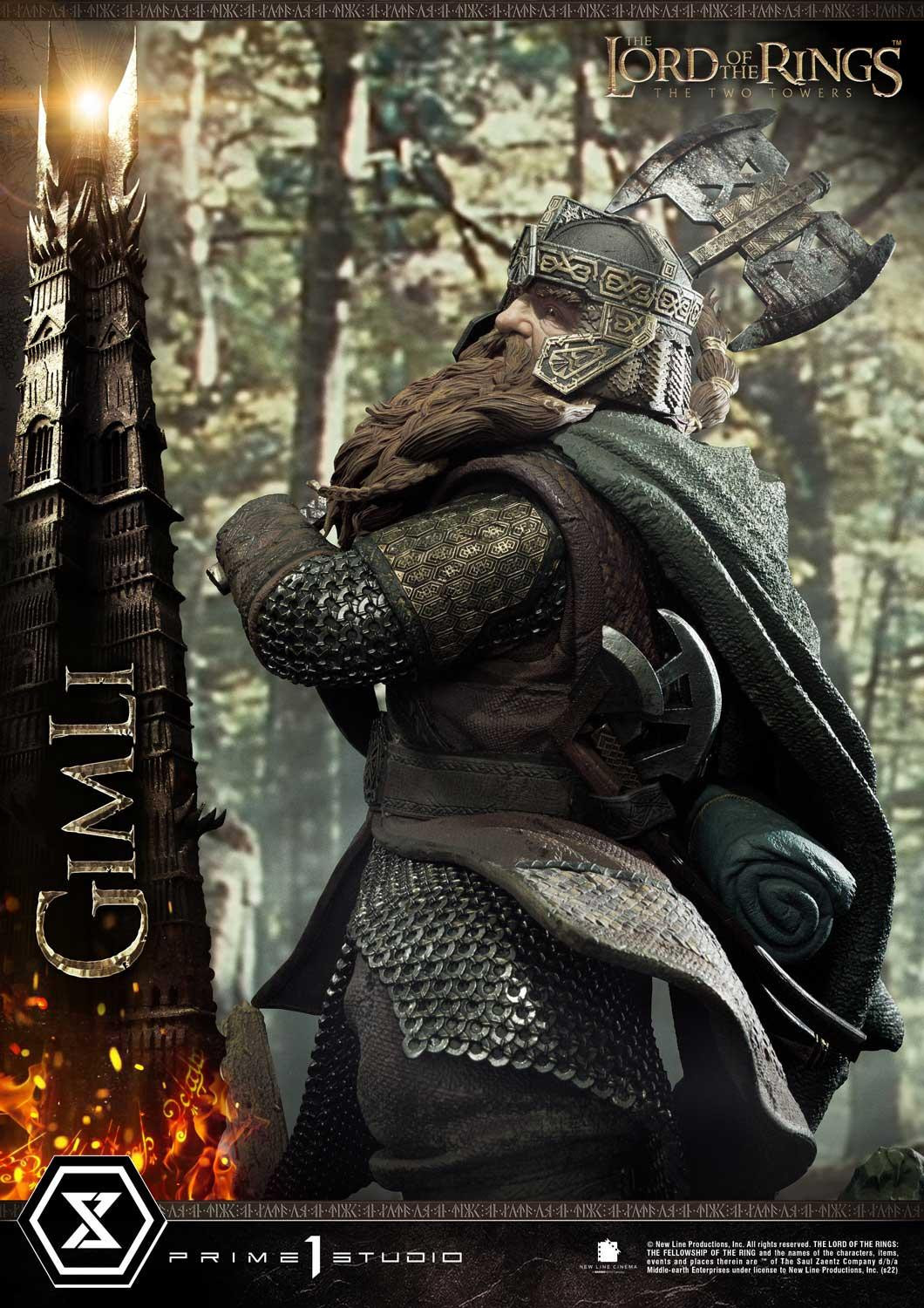Lord of the Rings: The Two Towers - Gimli - Uruk-hai - Premium Masterline  (PMLOTR-09S) - 1/4 - Bonus Version (Prime 1 Studio) photo 55