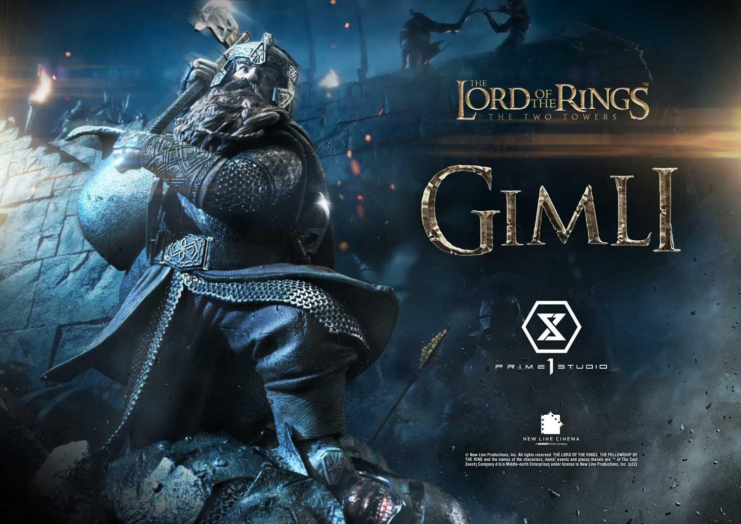 Lord of the Rings: The Two Towers - Gimli - Uruk-hai - Premium Masterline  (PMLOTR-09S) - 1/4 - Bonus Version (Prime 1 Studio) photo 56