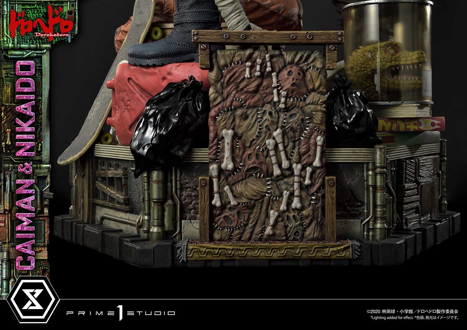 Dorohedoro - Caiman - Gyoza Man - Nikaido - Ultimate Premium Masterline  (UPMDH-01DX) - 1/4 - DX Version (Prime 1 Studio) photo 7