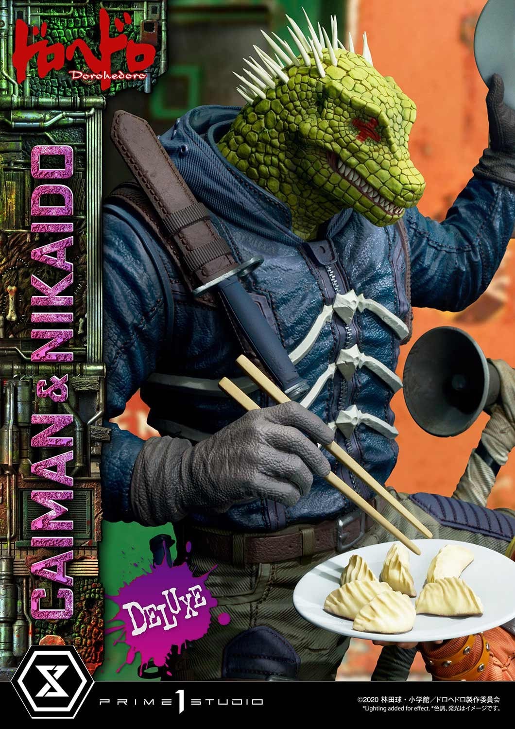 Dorohedoro - Caiman - Gyoza Man - Nikaido - Ultimate Premium Masterline  (UPMDH-01DX) - 1/4 - DX Version (Prime 1 Studio) photo 72