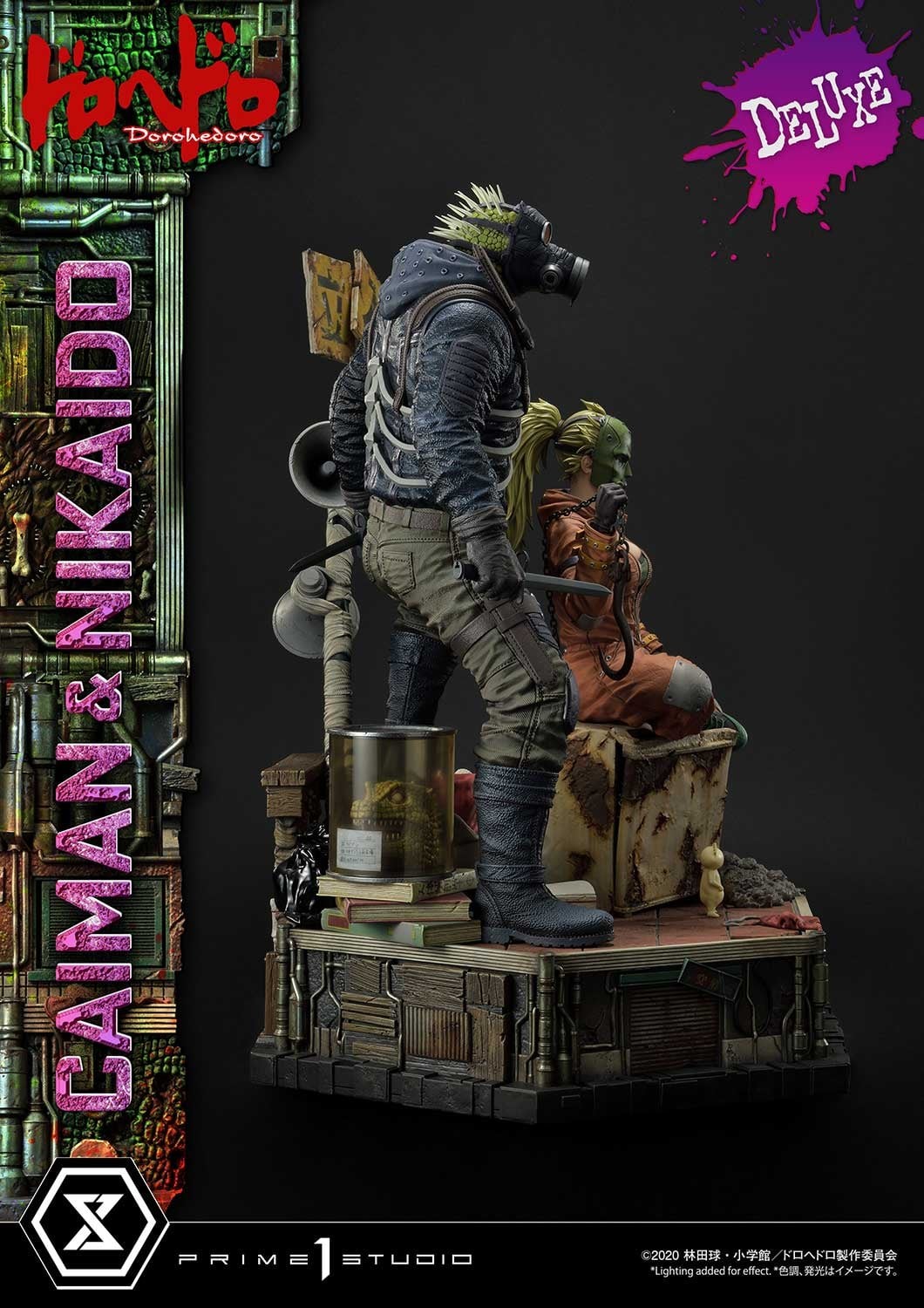 Dorohedoro - Caiman - Gyoza Man - Nikaido - Ultimate Premium Masterline  (UPMDH-01DX) - 1/4 - DX Version (Prime 1 Studio) photo 84