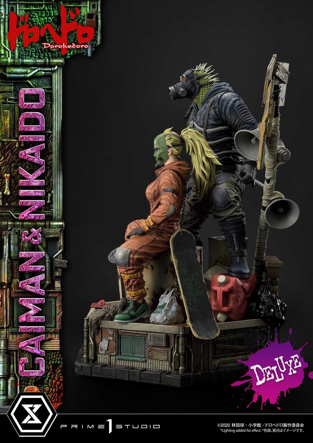 Dorohedoro - Caiman - Gyoza Man - Nikaido - Ultimate Premium Masterline  (UPMDH-01DX) - 1/4 - DX Version (Prime 1 Studio) photo 85