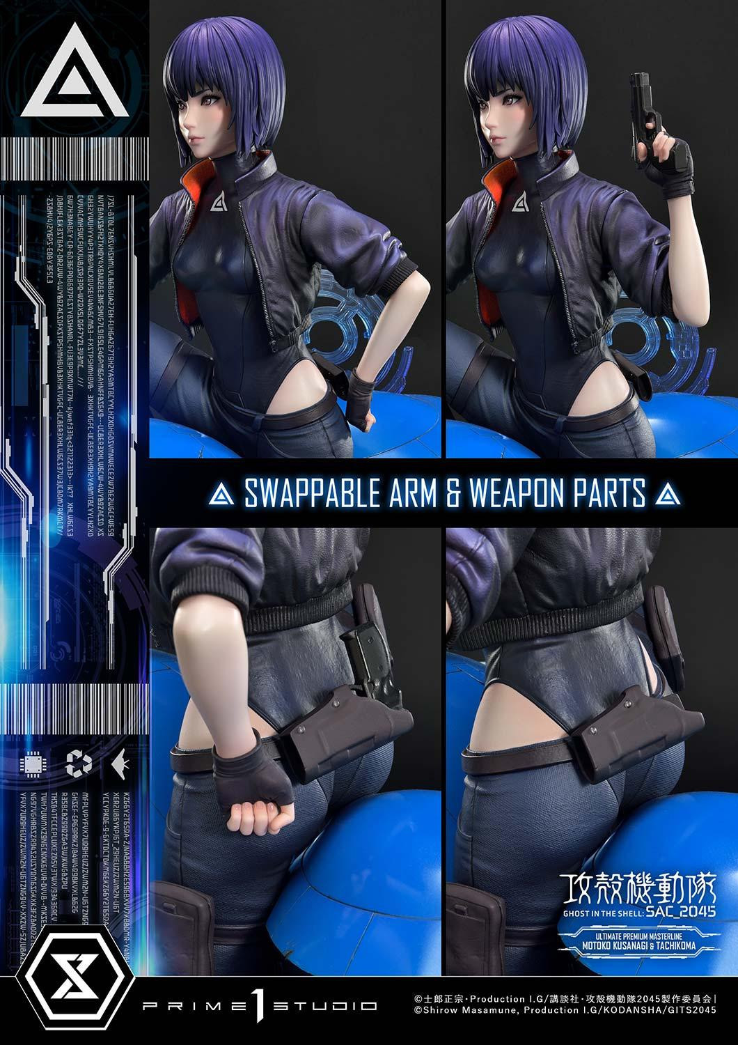 Koukaku Kidotai: SAC_2045 - Kusanagi Motoko - Tachikoma - Ultimate Premium Masterline  (UPMGITS-01) - 1/4 (Prime 1 Studio) photo 15
