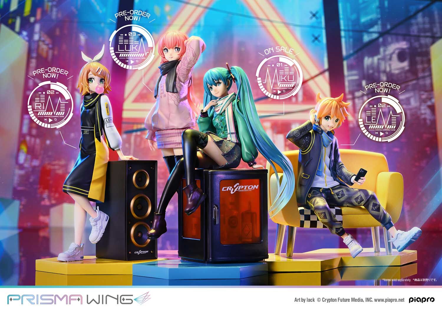 Piapro Characters - Hatsune Miku - Prisma Wing (PWPCL-01P) - 1/7 (Prime 1 Studio) photo 11