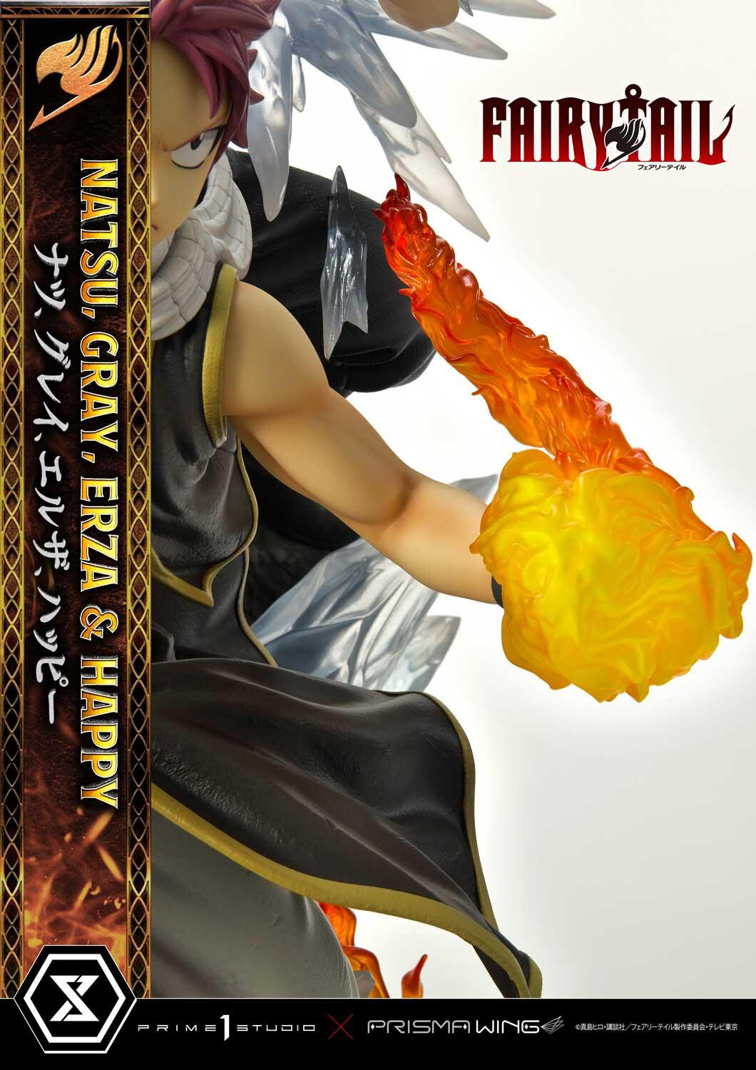 Fairy Tail - Erza Scarlet - Gray Fullbuster - Happy - Natsu Dragneel - Concept Masterline  (CMFT-01) - Prisma Wing - 1/6 (Prime 1 Studio)