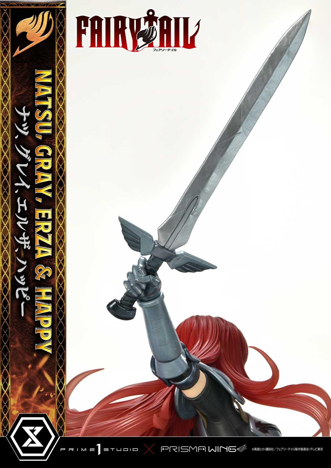 Fairy Tail - Erza Scarlet - Gray Fullbuster - Happy - Natsu Dragneel - Concept Masterline  (CMFT-01) - Prisma Wing - 1/6 (Prime 1 Studio) photo 8