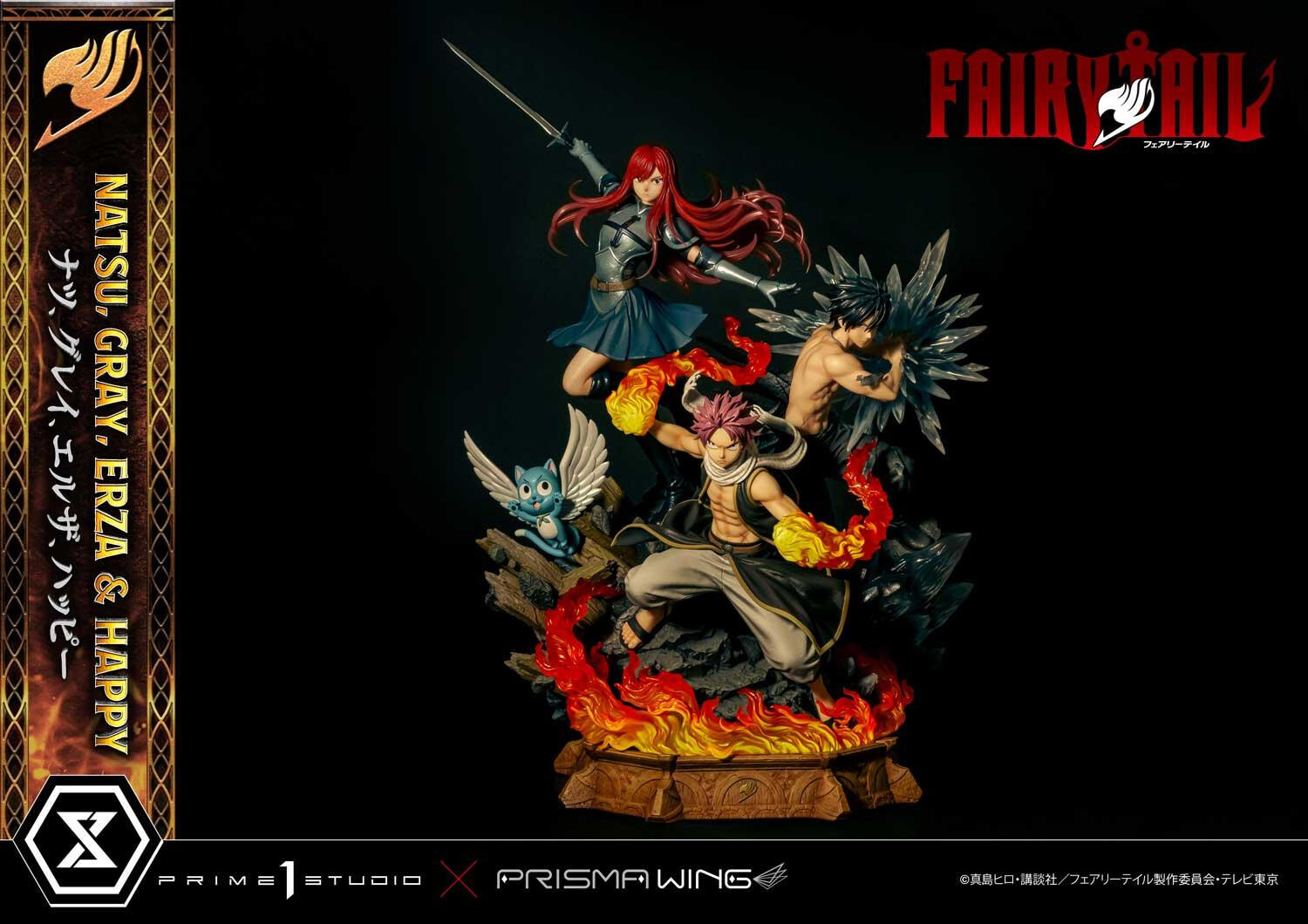 Fairy Tail - Erza Scarlet - Gray Fullbuster - Happy - Natsu Dragneel - Concept Masterline  (CMFT-01) - Prisma Wing - 1/6 (Prime 1 Studio) photo 14