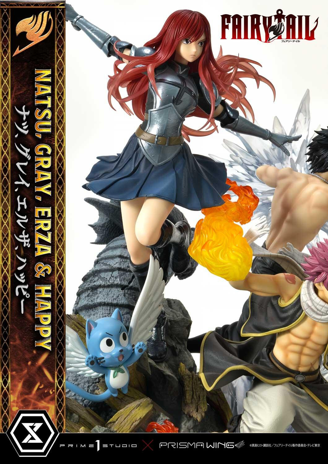Fairy Tail - Erza Scarlet - Gray Fullbuster - Happy - Natsu Dragneel - Concept Masterline  (CMFT-01) - Prisma Wing - 1/6 (Prime 1 Studio) photo 22