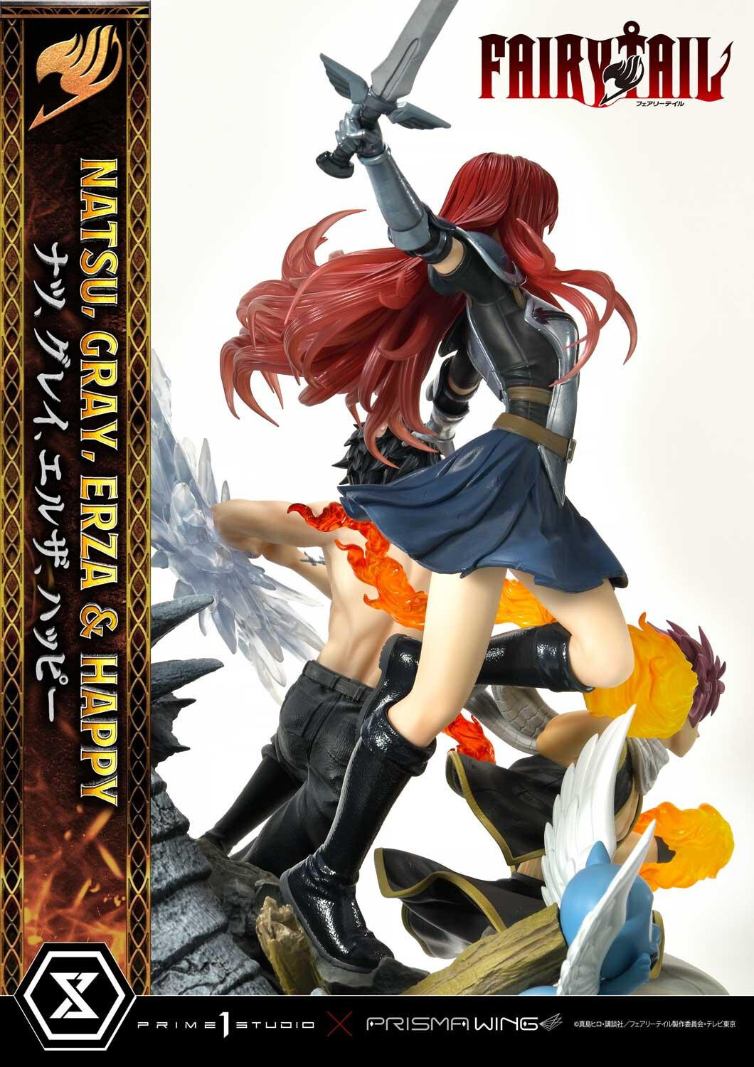 Fairy Tail - Erza Scarlet - Gray Fullbuster - Happy - Natsu Dragneel - Concept Masterline  (CMFT-01) - Prisma Wing - 1/6 (Prime 1 Studio) photo 24