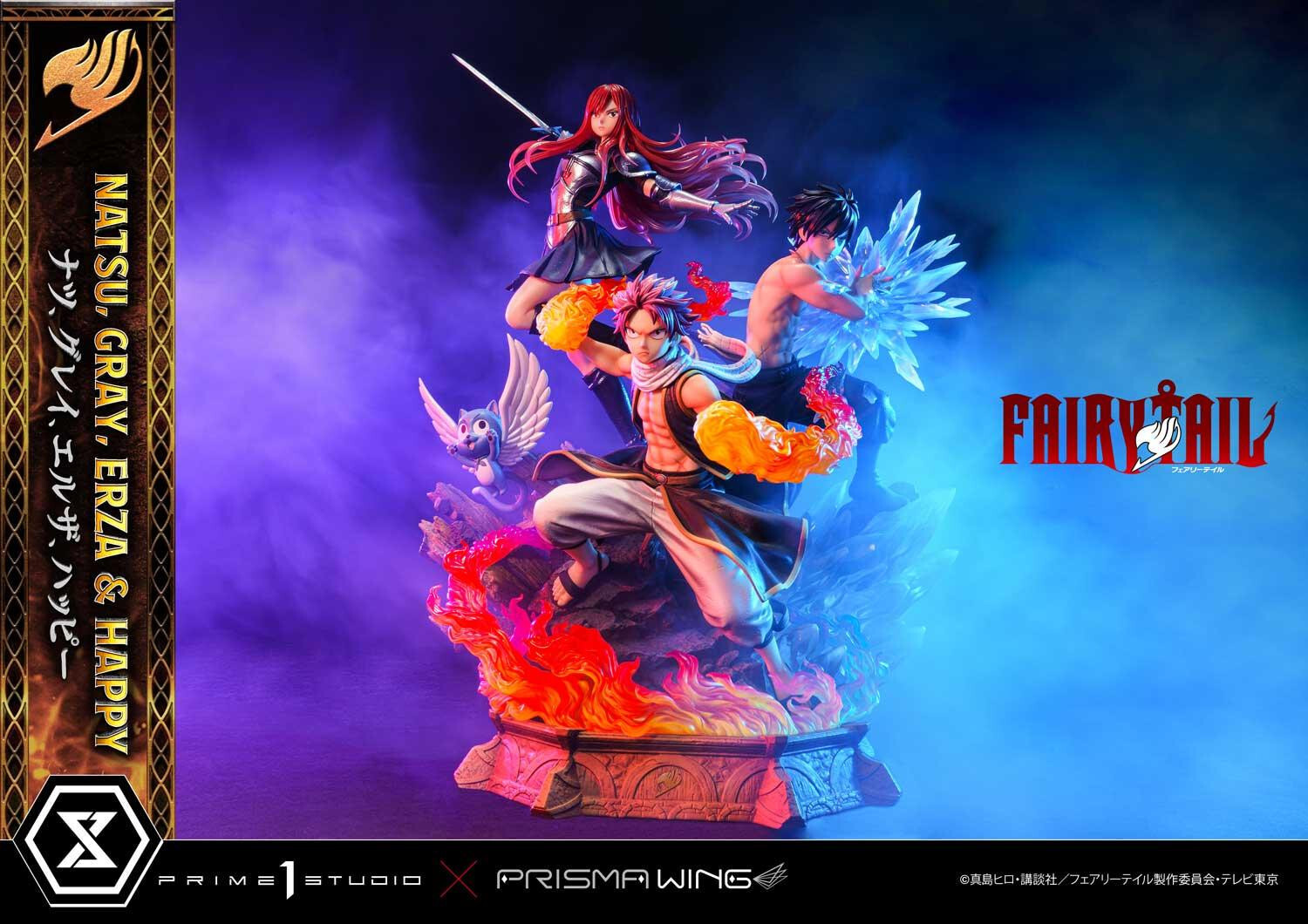 Fairy Tail - Erza Scarlet - Gray Fullbuster - Happy - Natsu Dragneel - Concept Masterline  (CMFT-01) - Prisma Wing - 1/6 (Prime 1 Studio) photo 26
