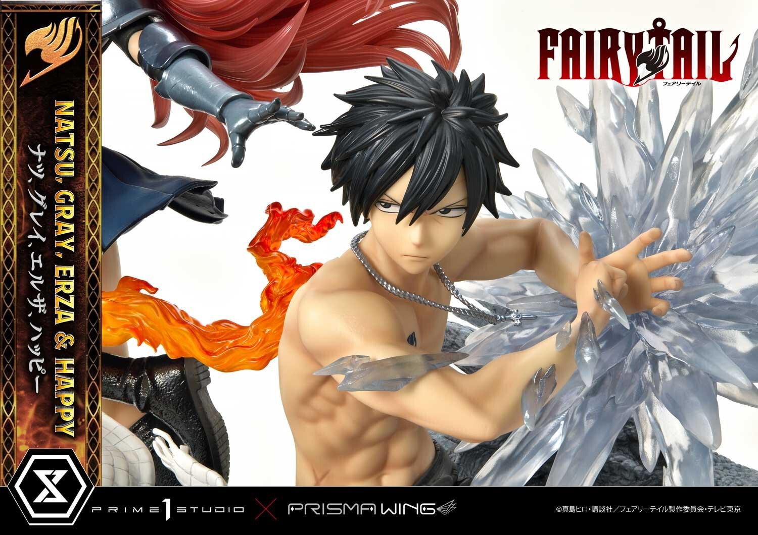 Fairy Tail - Erza Scarlet - Gray Fullbuster - Happy - Natsu Dragneel - Concept Masterline  (CMFT-01) - Prisma Wing - 1/6 (Prime 1 Studio) photo 34