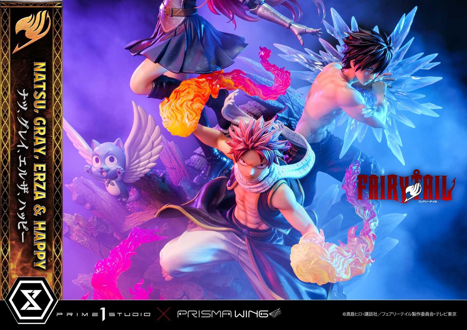 Fairy Tail - Erza Scarlet - Gray Fullbuster - Happy - Natsu Dragneel - Concept Masterline  (CMFT-01) - Prisma Wing - 1/6 (Prime 1 Studio) photo 38