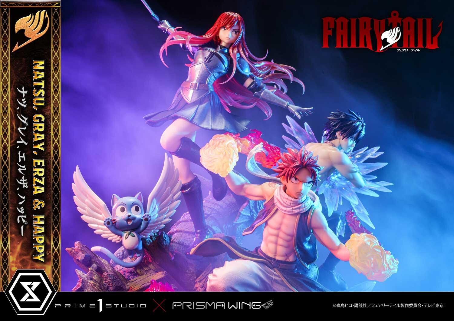 Fairy Tail - Erza Scarlet - Gray Fullbuster - Happy - Natsu Dragneel - Concept Masterline  (CMFT-01) - Prisma Wing - 1/6 (Prime 1 Studio) photo 40