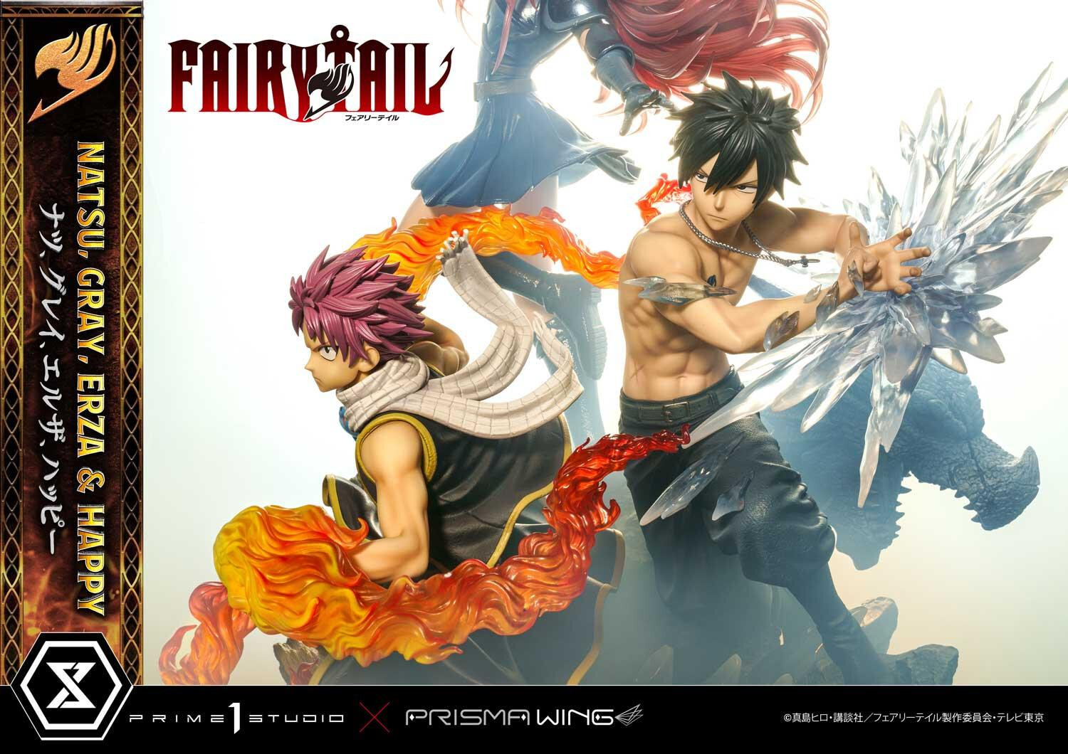 Fairy Tail - Erza Scarlet - Gray Fullbuster - Happy - Natsu Dragneel - Concept Masterline  (CMFT-01) - Prisma Wing - 1/6 (Prime 1 Studio) photo 43