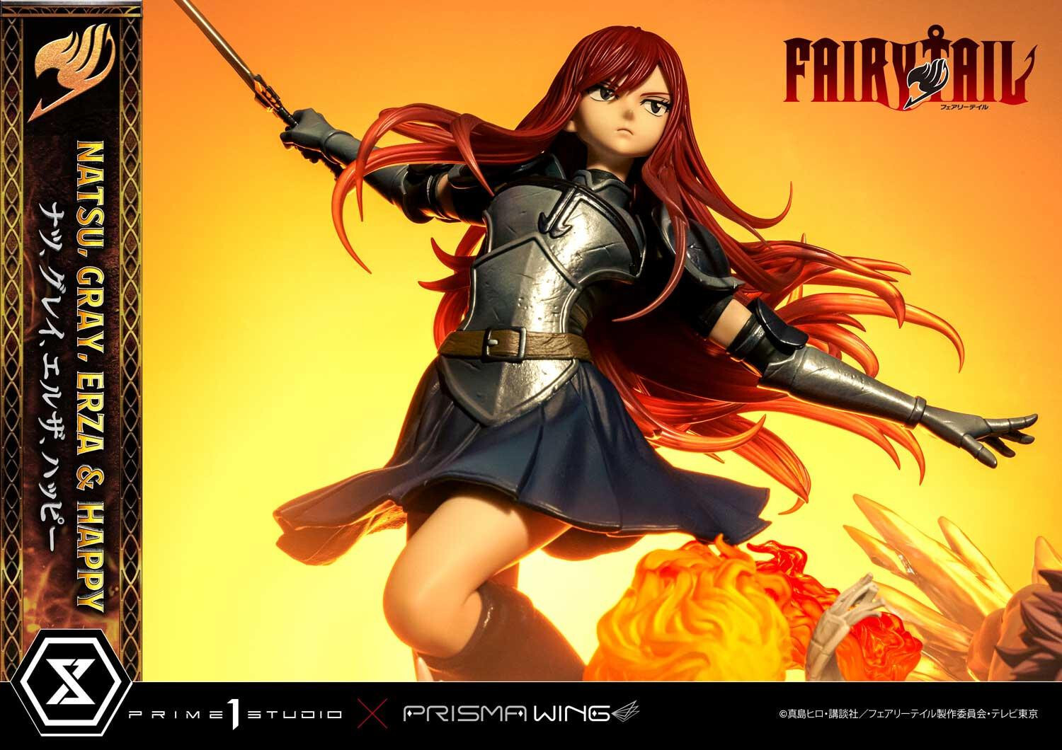 Fairy Tail - Erza Scarlet - Gray Fullbuster - Happy - Natsu Dragneel - Concept Masterline  (CMFT-01) - Prisma Wing - 1/6 (Prime 1 Studio) photo 45