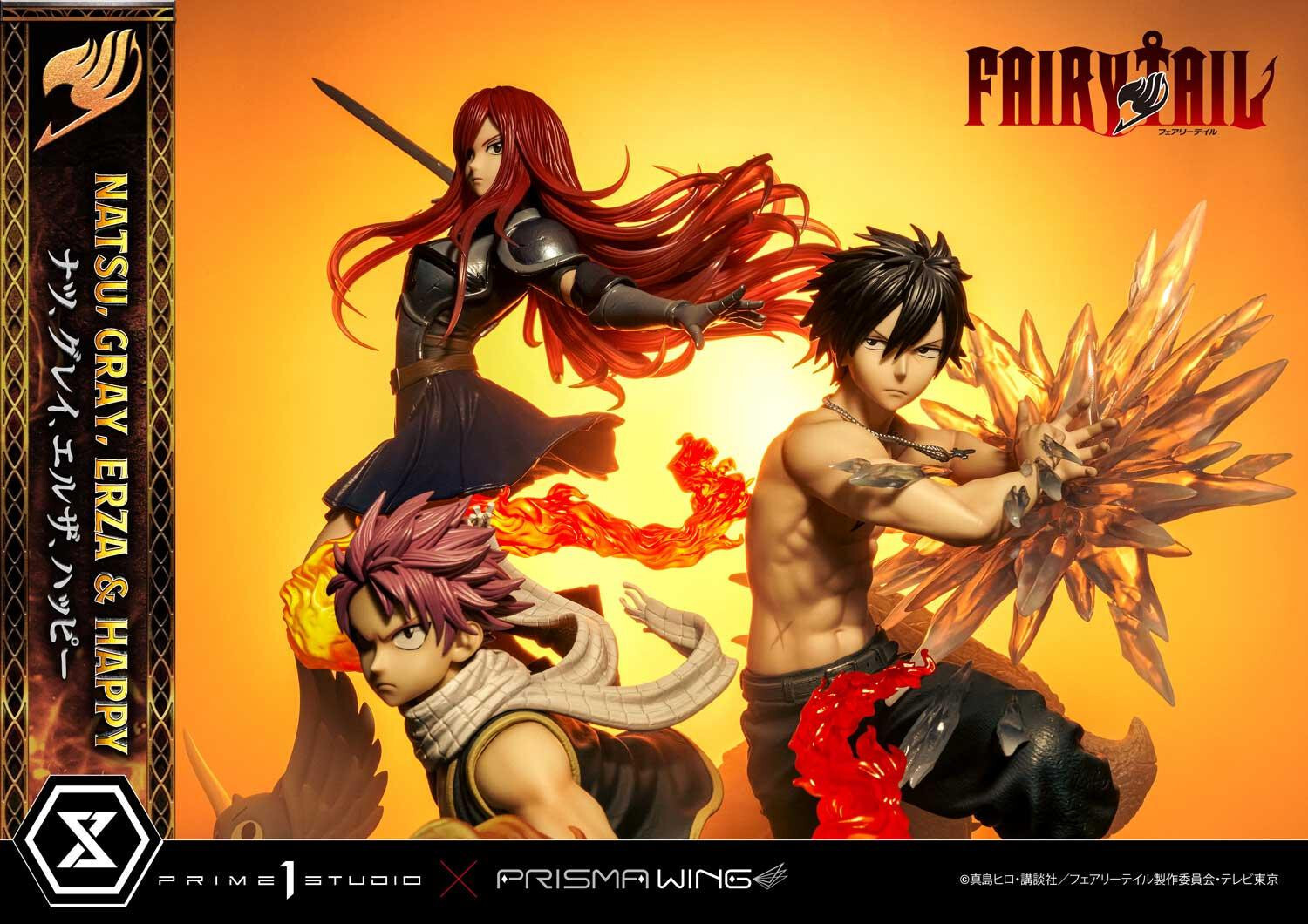 Fairy Tail - Erza Scarlet - Gray Fullbuster - Happy - Natsu Dragneel - Concept Masterline  (CMFT-01) - Prisma Wing - 1/6 (Prime 1 Studio) photo 48