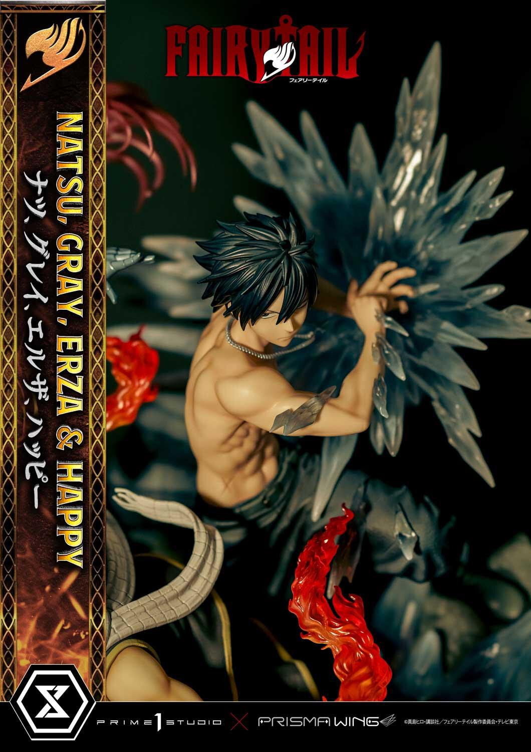 Fairy Tail - Erza Scarlet - Gray Fullbuster - Happy - Natsu Dragneel - Concept Masterline  (CMFT-01) - Prisma Wing - 1/6 (Prime 1 Studio) photo 54