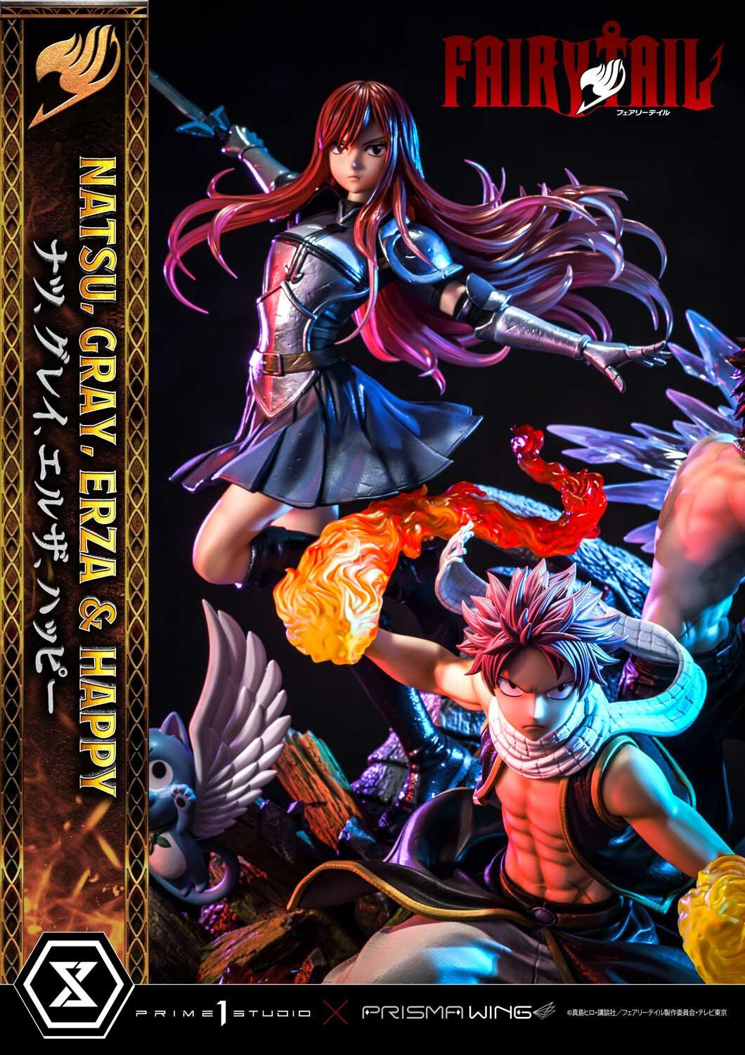 Fairy Tail - Erza Scarlet - Gray Fullbuster - Happy - Natsu Dragneel - Concept Masterline  (CMFT-01) - Prisma Wing - 1/6 (Prime 1 Studio) photo 59