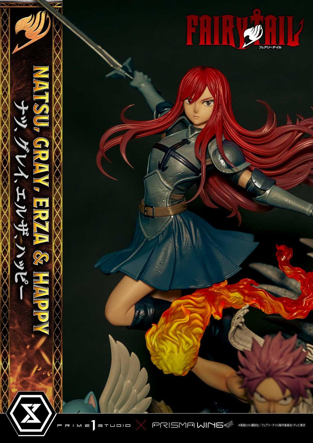 Fairy Tail - Erza Scarlet - Gray Fullbuster - Happy - Natsu Dragneel - Concept Masterline  (CMFT-01) - Prisma Wing - 1/6 (Prime 1 Studio) photo 70