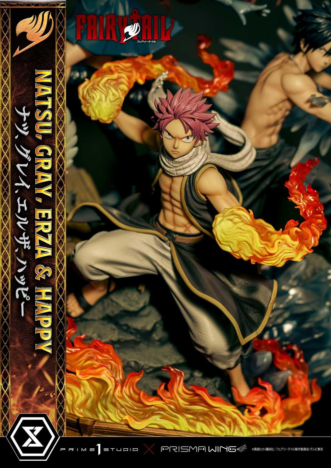 Fairy Tail - Erza Scarlet - Gray Fullbuster - Happy - Natsu Dragneel - Concept Masterline  (CMFT-01) - Prisma Wing - 1/6 (Prime 1 Studio) photo 72