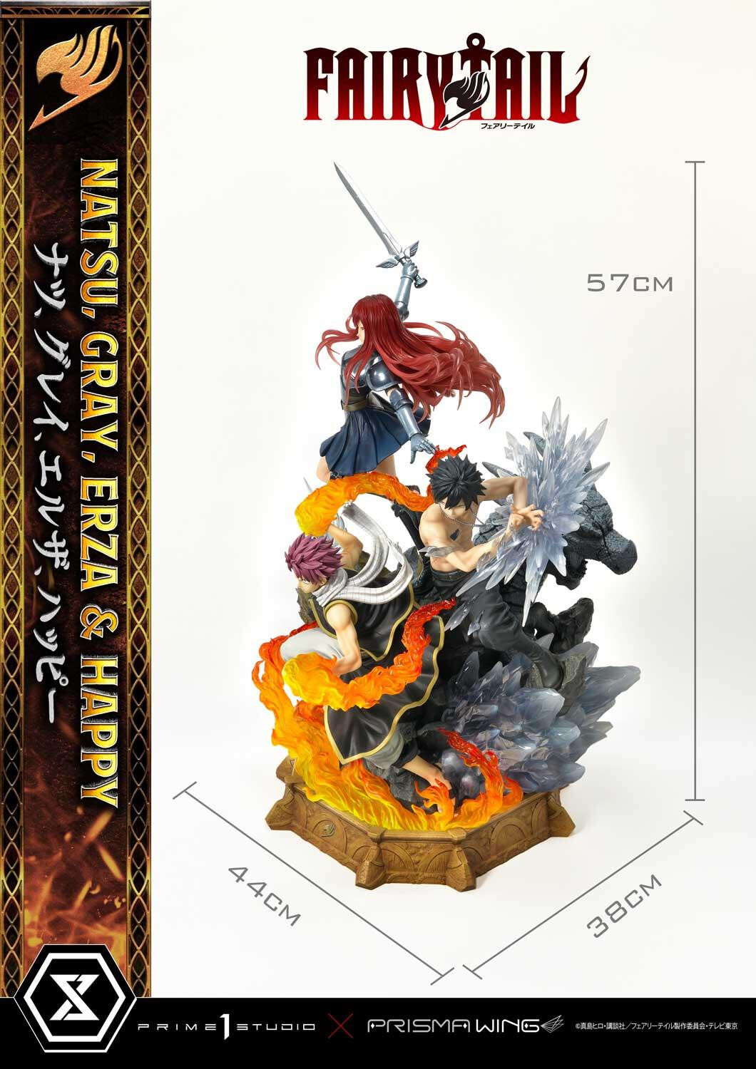 Fairy Tail - Erza Scarlet - Gray Fullbuster - Happy - Natsu Dragneel - Concept Masterline  (CMFT-01) - Prisma Wing - 1/6 (Prime 1 Studio) photo 73