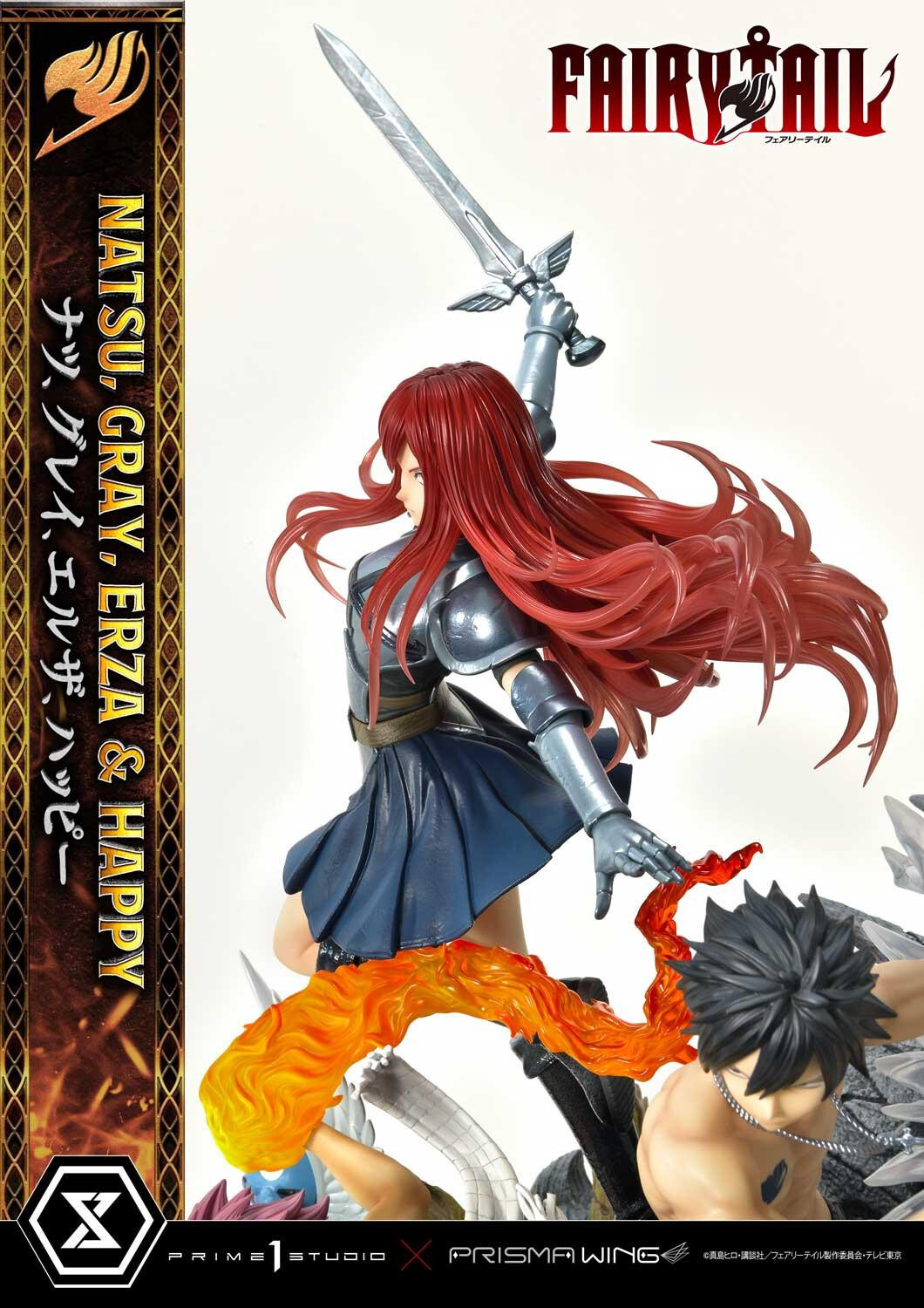 Fairy Tail - Erza Scarlet - Gray Fullbuster - Happy - Natsu Dragneel - Concept Masterline  (CMFT-01) - Prisma Wing - 1/6 (Prime 1 Studio) photo 77