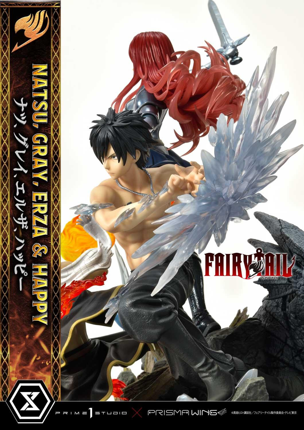 Fairy Tail - Erza Scarlet - Gray Fullbuster - Happy - Natsu Dragneel - Concept Masterline  (CMFT-01) - Prisma Wing - 1/6 (Prime 1 Studio) photo 81