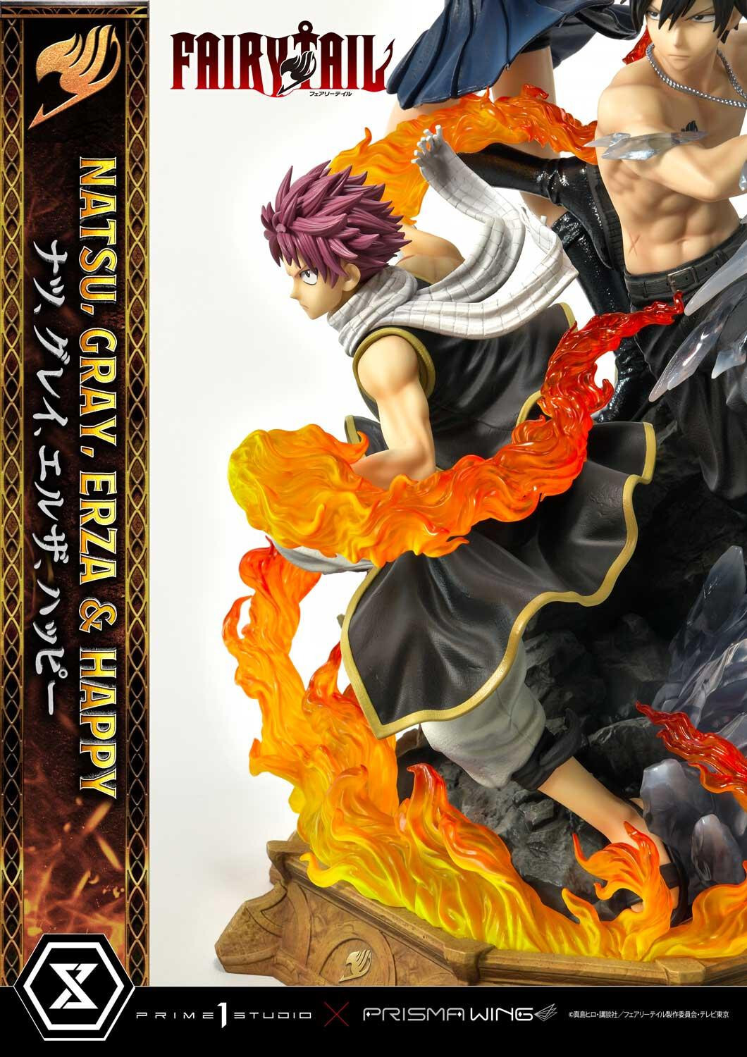Fairy Tail - Erza Scarlet - Gray Fullbuster - Happy - Natsu Dragneel - Concept Masterline  (CMFT-01) - Prisma Wing - 1/6 (Prime 1 Studio) photo 89