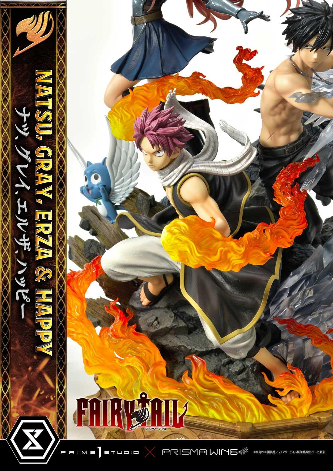 Fairy Tail - Erza Scarlet - Gray Fullbuster - Happy - Natsu Dragneel - Concept Masterline  (CMFT-01) - Prisma Wing - 1/6 (Prime 1 Studio) photo 90