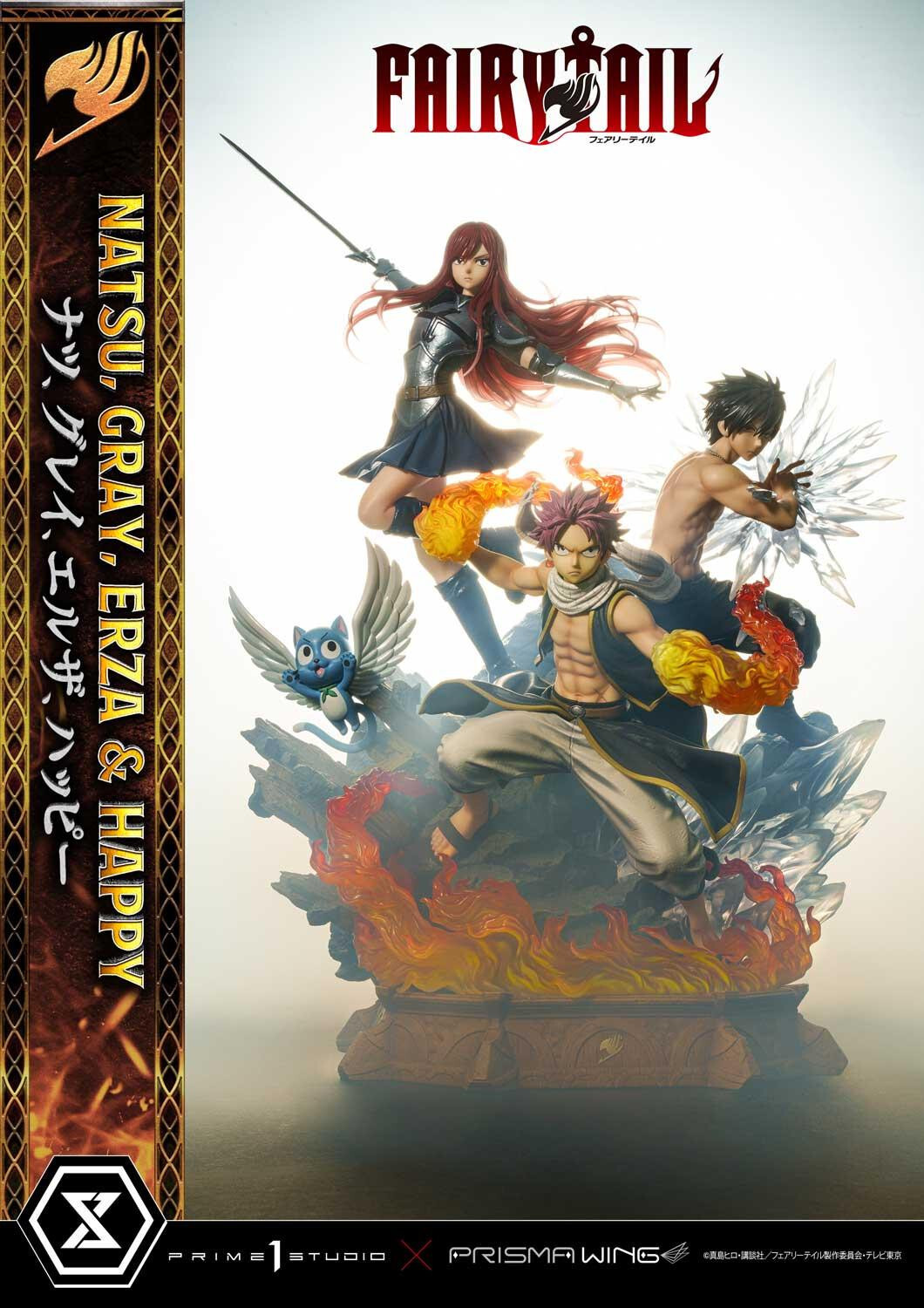 Fairy Tail - Erza Scarlet - Gray Fullbuster - Happy - Natsu Dragneel - Concept Masterline  (CMFT-01) - Prisma Wing - 1/6 (Prime 1 Studio) photo 95