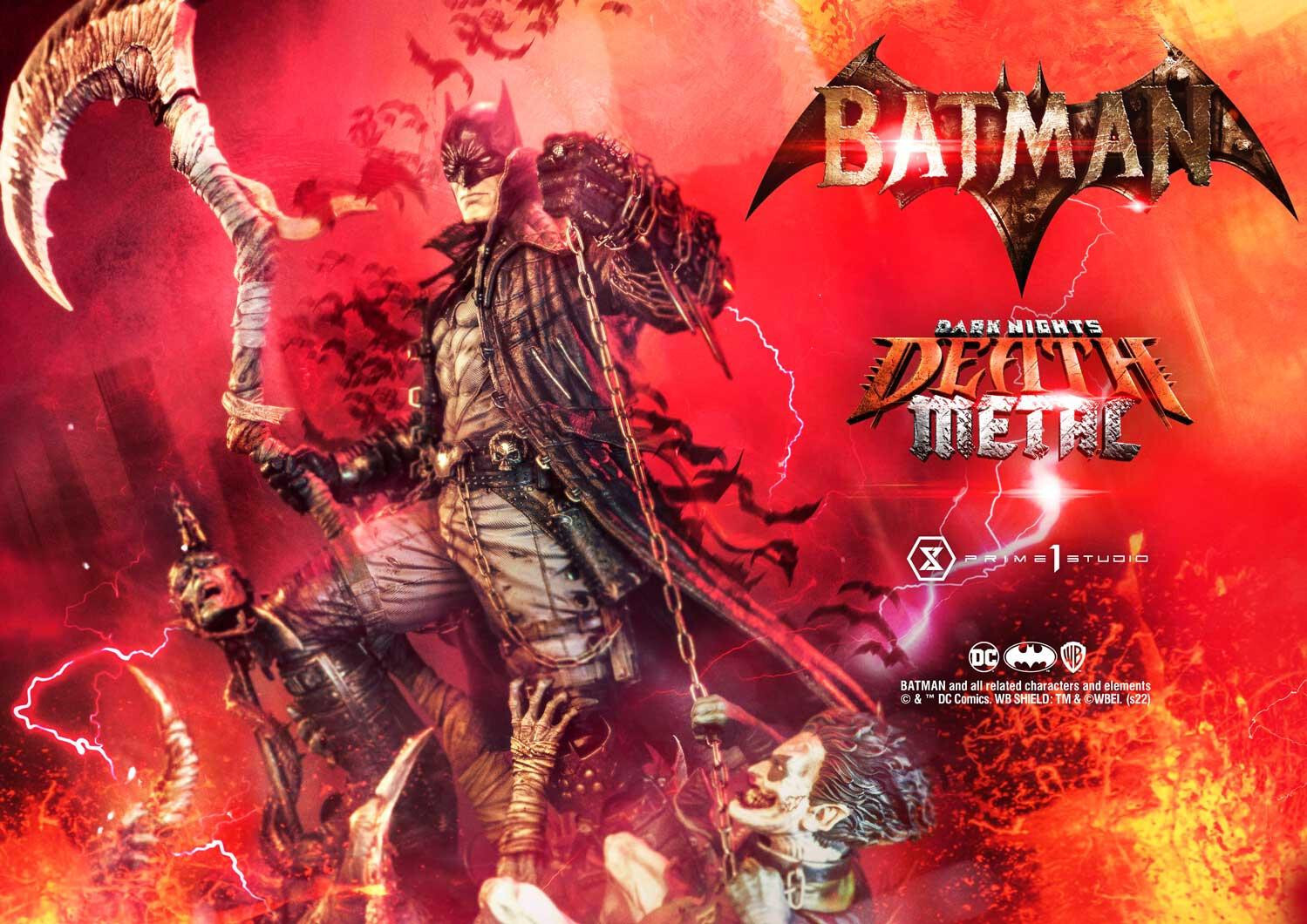 Dark Nights: Death Metal - Batman - Robins - Museum Masterline Series  (MMDCMT-09) - 1/3 (Prime 1 Studio) photo 23