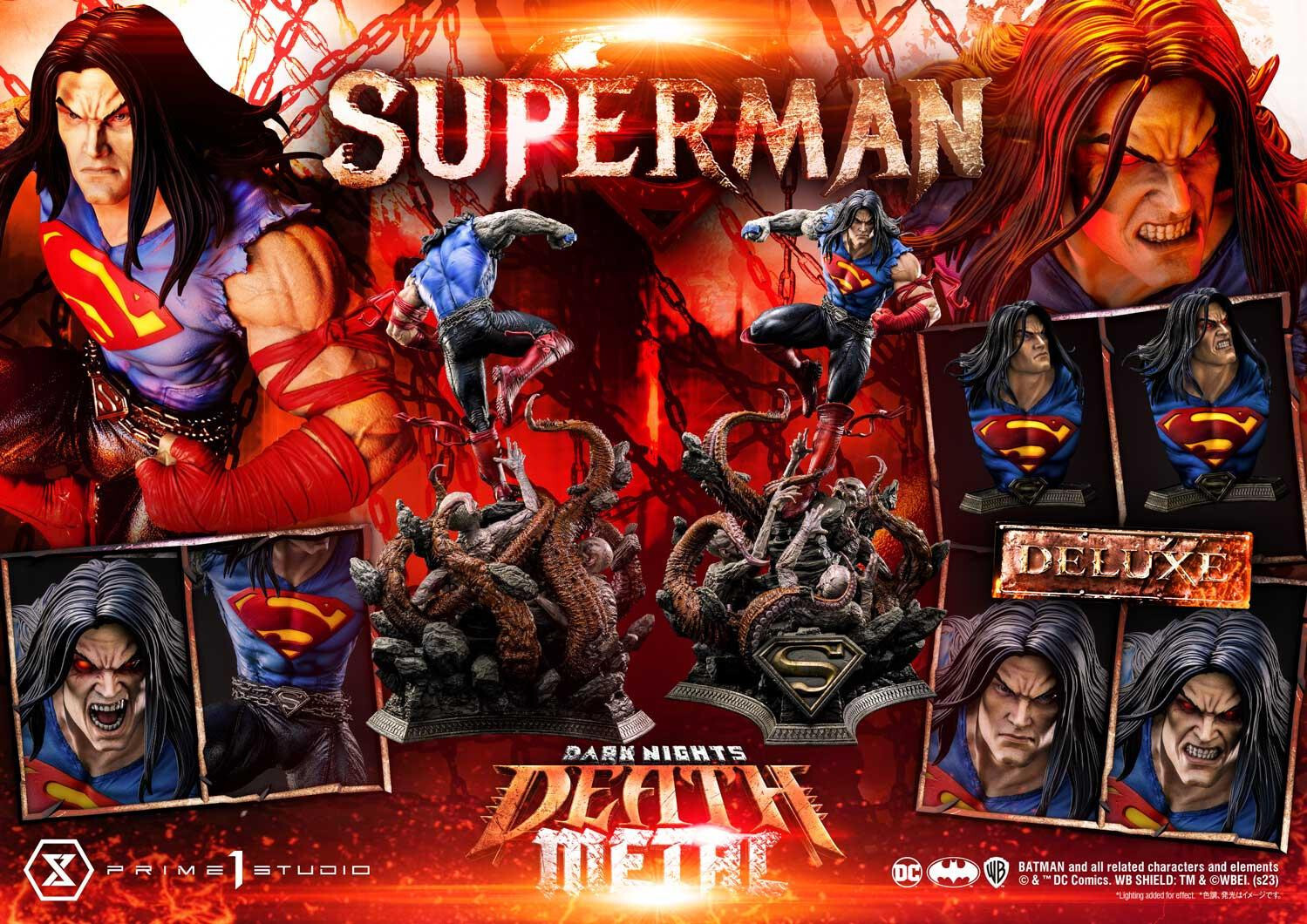 Dark Nights: Death Metal - Superman - Museum Masterline Series  (MMDCMT-10DX) - 1/3 - DX Version (Prime 1 Studio) photo 14