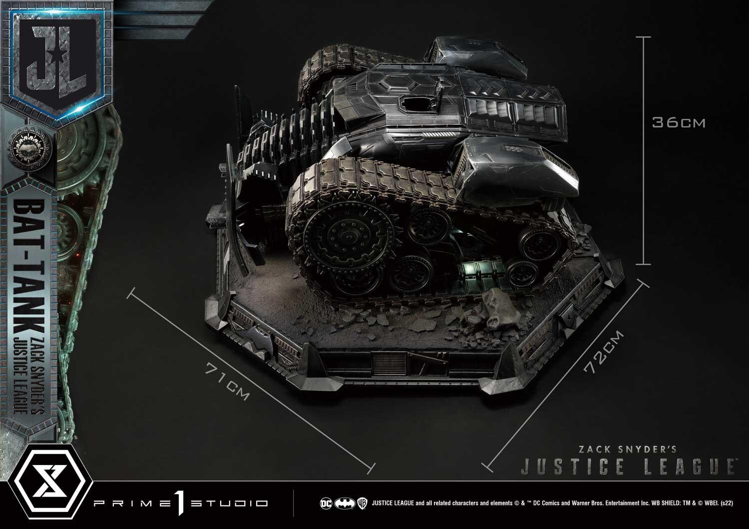 Zack Snyder's Justice League - Batman - Museum Diorama  (MMJL-11DX) - Bat-Tank - DX Version (Prime 1 Studio) photo 63