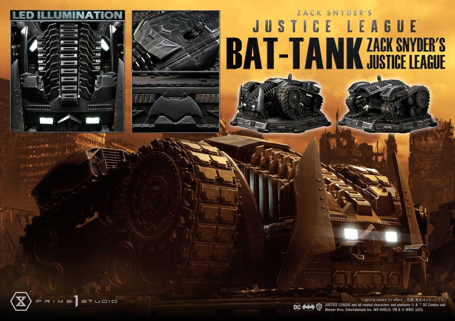 Zack Snyder's Justice League - Batman - Museum Diorama  (MMJL-11DX) - Bat-Tank - DX Version (Prime 1 Studio) photo 65